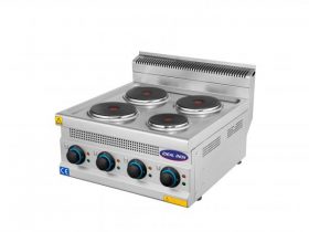 Oferta, National, Plita profesionala electrica, 4 plite, Ideal Inox, Linia 630