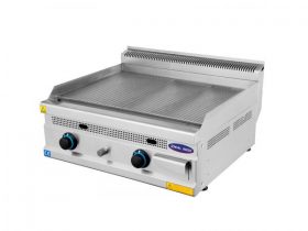 Oferta, National, Gratar profesional placa striata, Ideal Inox, 60 cm, butelie, Linia 630