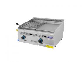 Oferta, National, Gratar cu roca vulcanica si placa neteda, Ideal Inox, 80 cm, gaz, Linia 630