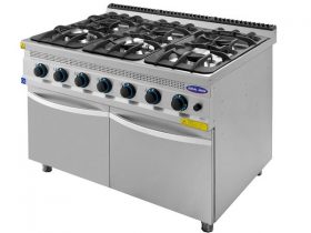 Oferta, National, Masina de gatit cu 6 arzatoare, Ideal Inox, Linia 930
