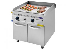 Oferta, National, Gratar profesional cu placa striata, Ideal Inox, GPL, Linia 930