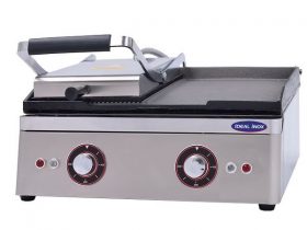 Oferta, National, Toaster si gratar, Ideal Inox, placa neteda si striata, 50 cm