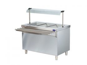 Oferta, National, Bain Marie linie autoservire, Ideal Inox, 3 GN 1/1