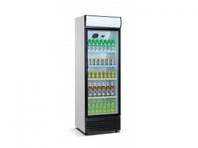 Oferta, National, Vitrina frigorifica verticala, Ideal Inox, geam, 350 l