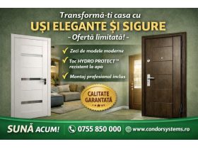 Oferta, Bacau, Solutii complete de usi  -  condorsystems